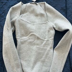 Abercrombie knit sweater bodysuit